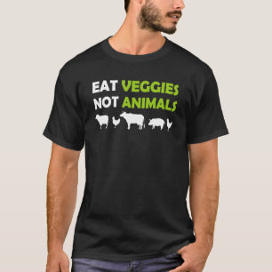 Camiseta Coma Veggies Não Animais Vegan Animal