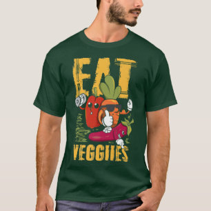 Camiseta Coma Veggies Vegans Vegans Vegetarian