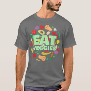 Camiseta Coma Veggies Vegans Vegans Vegetarian 475