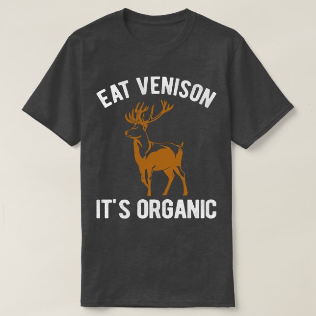 Camiseta Coma Veneno Sua Caça Orgânica (Frente do Design)