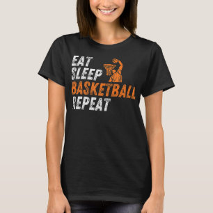 Camiseta Comam Bâmera de Sono Repito Meninos de Basquete Jo