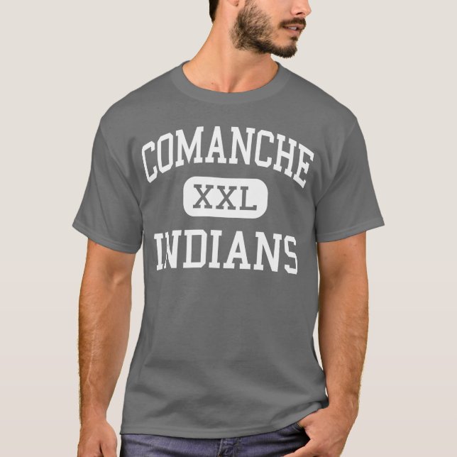 Camiseta Comanche - indianos - segundo grau - Comanche (Frente)