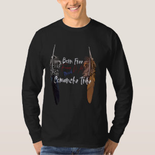 Camiseta Comanche Nativo Americano de Liberdade Ortod Selva