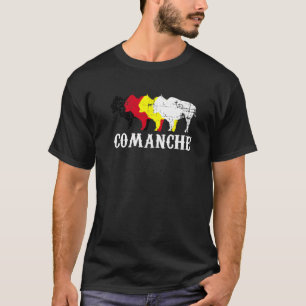 Camiseta Comanche Pessoas Native American Medicine Wh