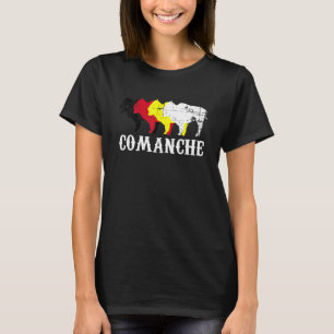 Camiseta Comanche Pessoas Native American Medicine Wh