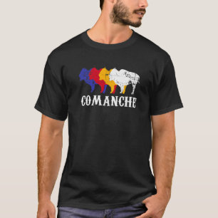 Camiseta Comanche Pessoas Native American Medicine Wh