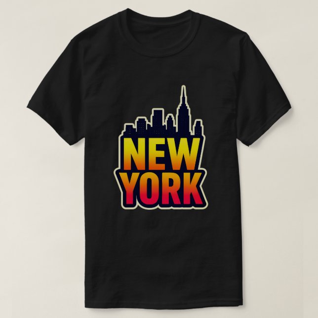 Camiseta Comandando Nova Iorque (Frente do Design)