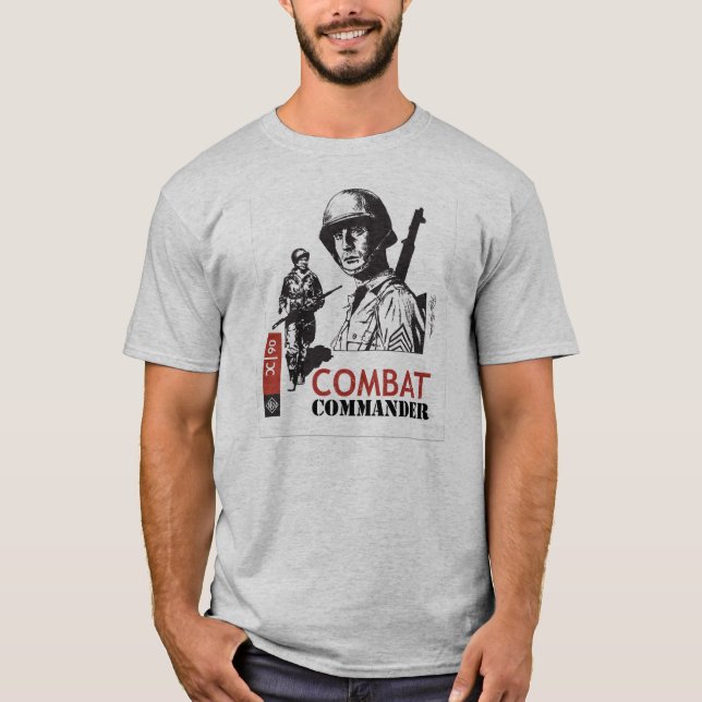 Camiseta Comandante Costume do combate (Frente)