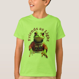 Camiseta Comandante de Sapo Bonito no Acumulamento Espacial