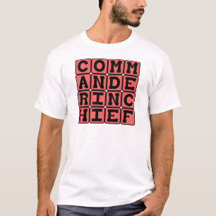 Camiseta Comandante em Chefe, Presidente