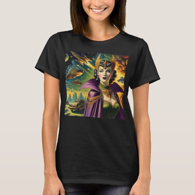 Camiseta Comandante Espacial Retro (Frente)