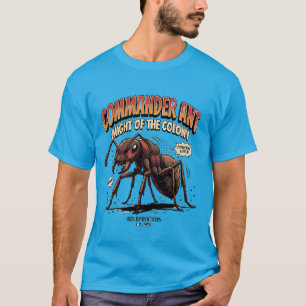Camiseta Comandante Formiga Poder da Colônia Gráfico