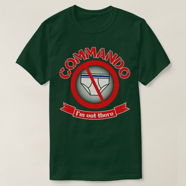 Camiseta Comandante Im Lá Fora (Frente do Design)