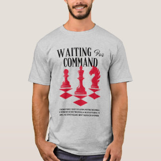 Camiseta "Comando Aguardado: Pronto para Ação"