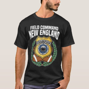 CAMISETA COMANDO DE CAMPO DA NOVA INGLATERRA - FUTEBOL DA N