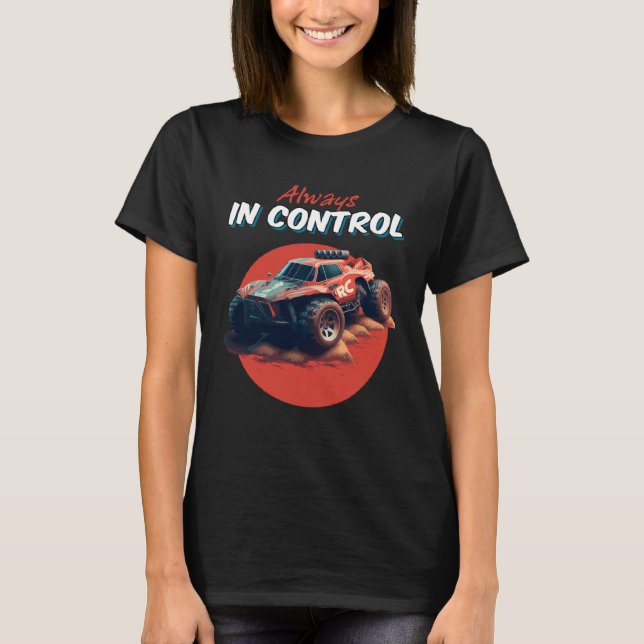 Camiseta Comando de Comutação RC de Carro de Controle Remot (Frente)