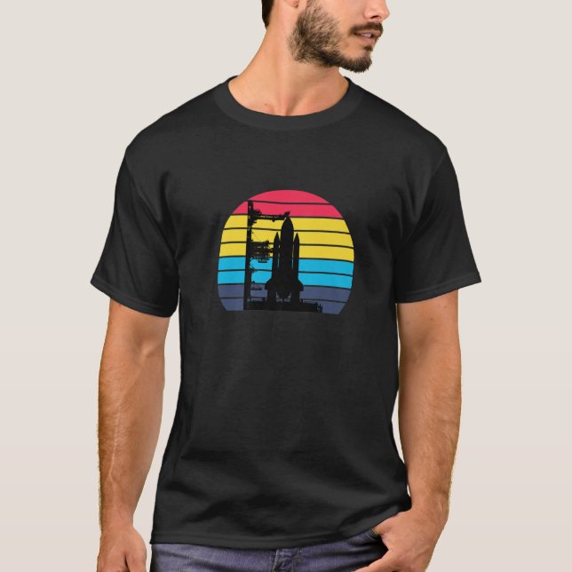 Camiseta Comando de Lançamento de Carregador de Espaço Suns (Frente)
