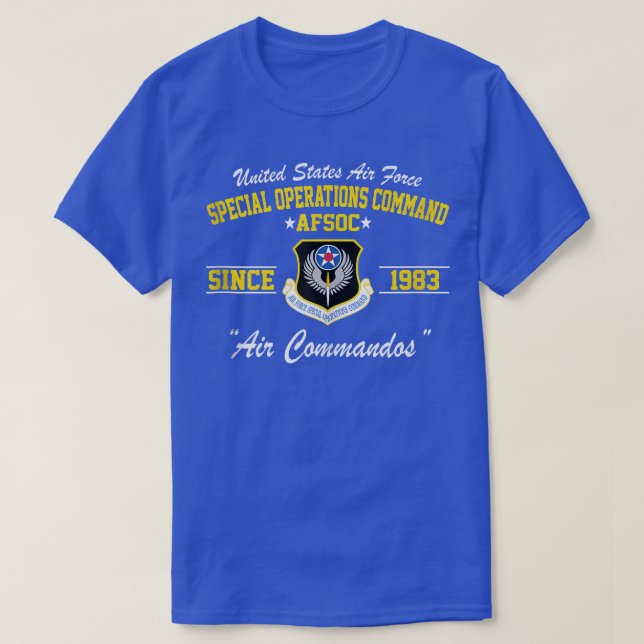 Camiseta Comando de Operações Especiais da Força Aérea (AFS (Frente do Design)