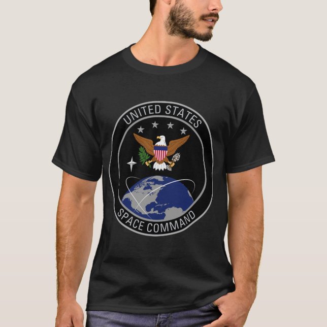 CAMISETA COMANDO ESPAÇO DOS EUA (Frente)