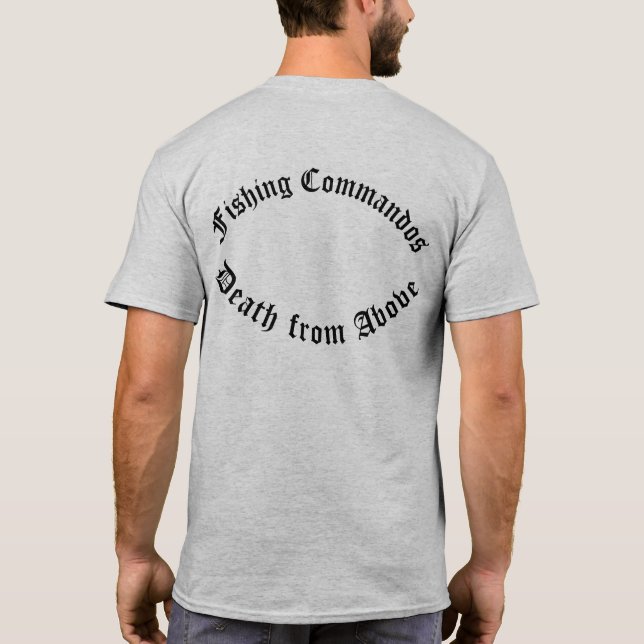 Camiseta Comandos de pesca (Verso)