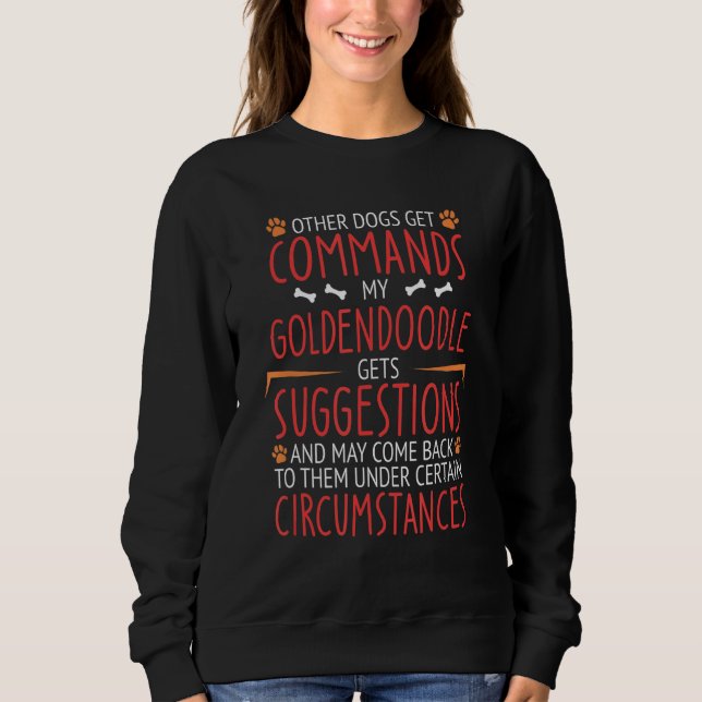Camiseta Comandos Goldendoodle (Frente)