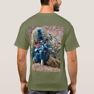 Camiseta COMBAT SQUAD dos EUA - Paraquedista Aerotransporta