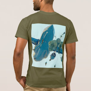 Camiseta COMBAT SQUAD dos EUA - Paraquedista Aerotransporta
