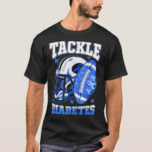Camiseta Combate à Diabetes Azul Diabéticos Tipo 1 Guerra d