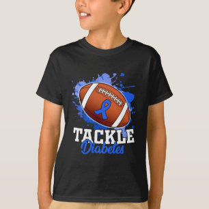 Camiseta Combate à Diabetes Azul Diabéticos Tipo 1 Guerra d
