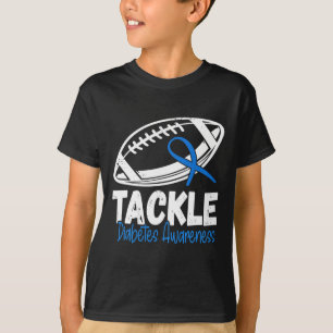 Camiseta Combate à Diabetes Azul Diabéticos Tipo 1 Guerra d