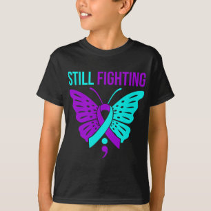 Camiseta Combate à Felicidade e Sensibilização Suicida - Gr