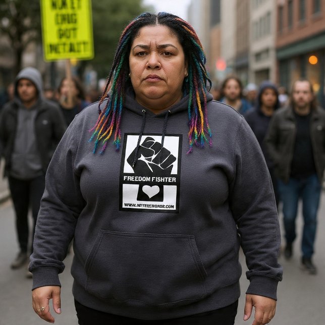 Camiseta Combate à Liberdade (Criador carregado)