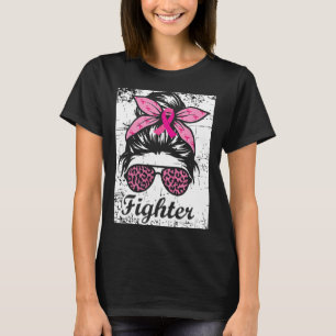 Camiseta Combate ao Cancer de peito do guerreiro cor-de-ros