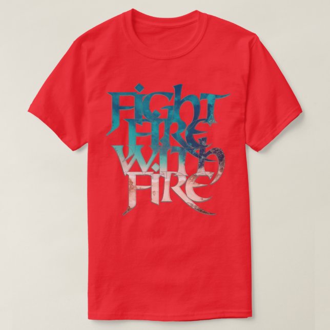 Camiseta Combate Ao Fogo 1 (Frente do Design)