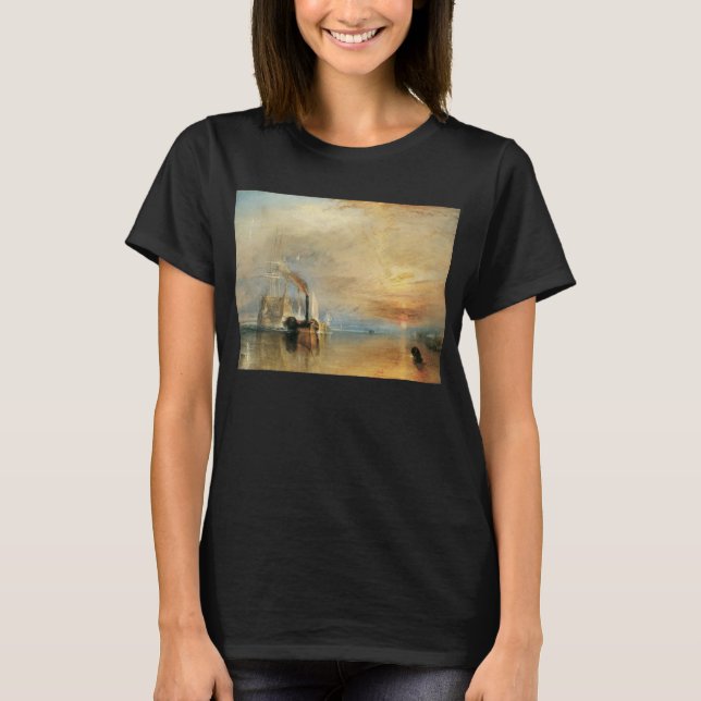 Camiseta Combate ao Temerário por Joseph Turner, Arte Marít (Frente)