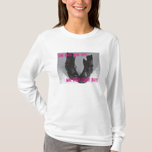 Camiseta Combate-Botas (Frente)