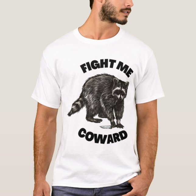 Camiseta Combate-me a covarde (Frente)