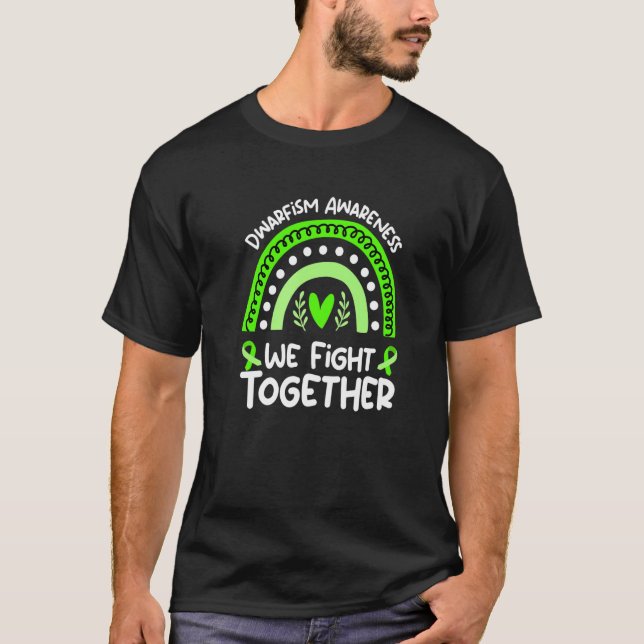 Camiseta Combatemo-Nos Juntos Com O Nanismo Da Consciência  (Frente)