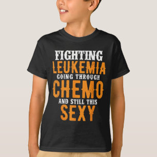 Camiseta Combatendo leucemia passando por quimioterapia e i