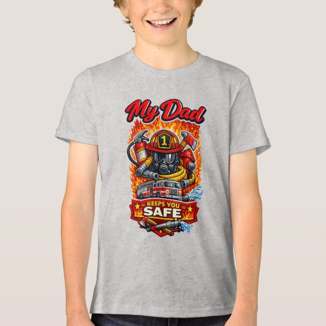 Camiseta Combatente de Incêndio (1) (Frente)