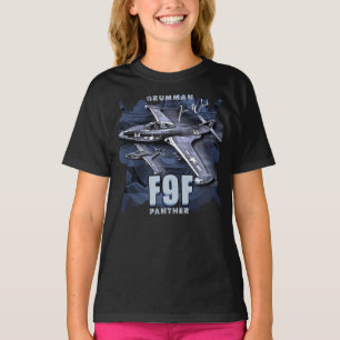Camiseta Combatente De Jato Baseado Em Pantera Grumman F9F