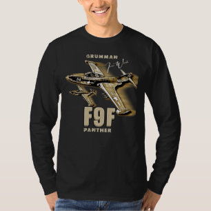 Camiseta Combatente De Jato Baseado Em Pantera Grumman F9F