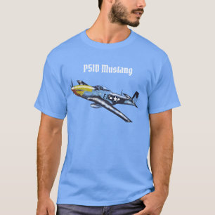 Camiseta Combatente de Mustang P51D