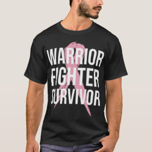 Camiseta Combatente do guerreiro de divulgação do Cancer