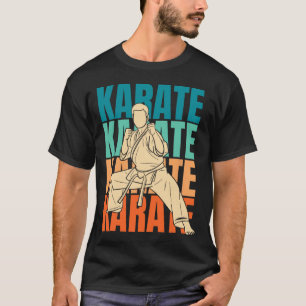 Camiseta Combatente do Karato Retroativo - Artes Marciais -