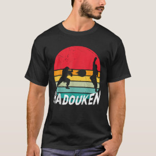 Camiseta Combatente retrógrado HADOUKEN de 16 bits