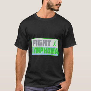 Camiseta Combater a Consciência da Fita do Verde limão do L