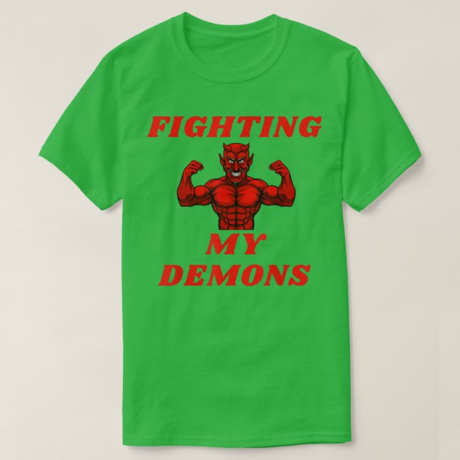 Camiseta Combater demônios (Frente do Design)