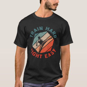 Camiseta Combater o Duro Easy Aikido Karate Jiu Jitsu