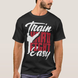 Camiseta Combater o Duro Easy Aikido Karate Jiu Jitsu 1